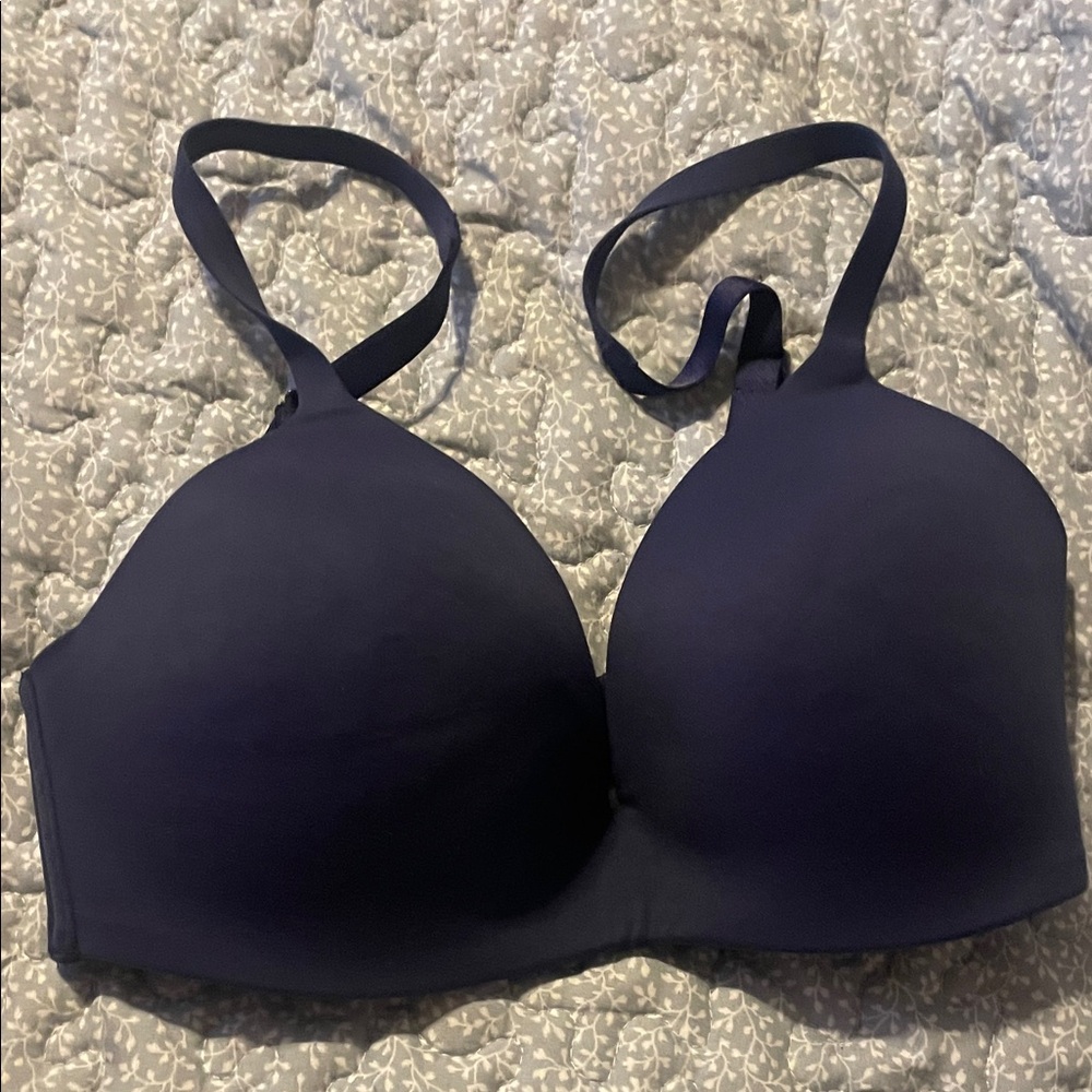 Wacoal Deep How Perfect Wire Free T-Shirt Bra 32D‎ Style# 85218